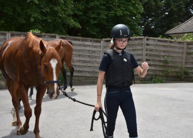 Mathilde sur le campus de Gouvieux