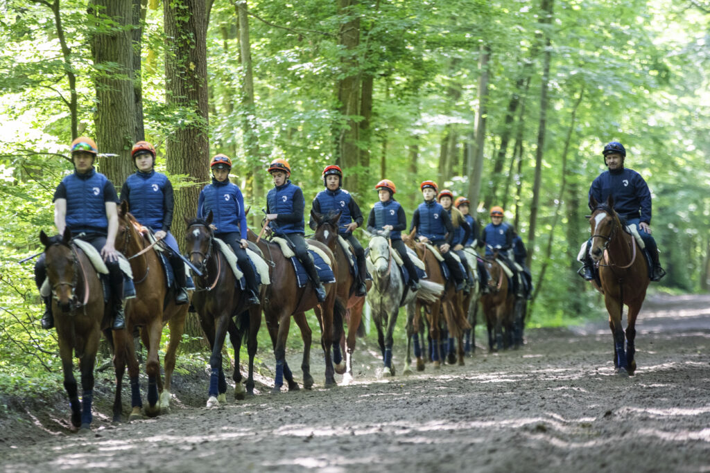 élèves AFASEC Pistes d'entrainement Chantilly