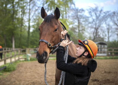 Cavalière débourrage et pré entrainement