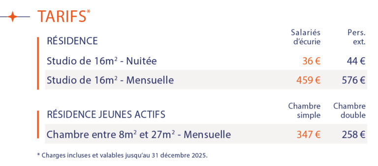 TARIFS MAISONS LAFFITTE