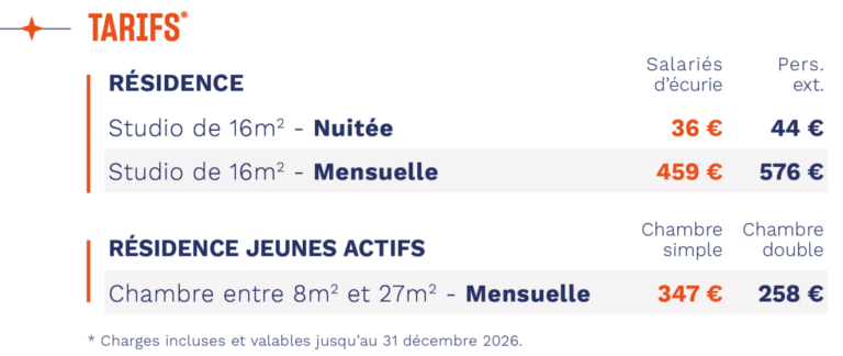 Tarifs Maisons-Laffite 2026