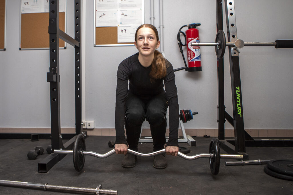 Musculation squat apprentis